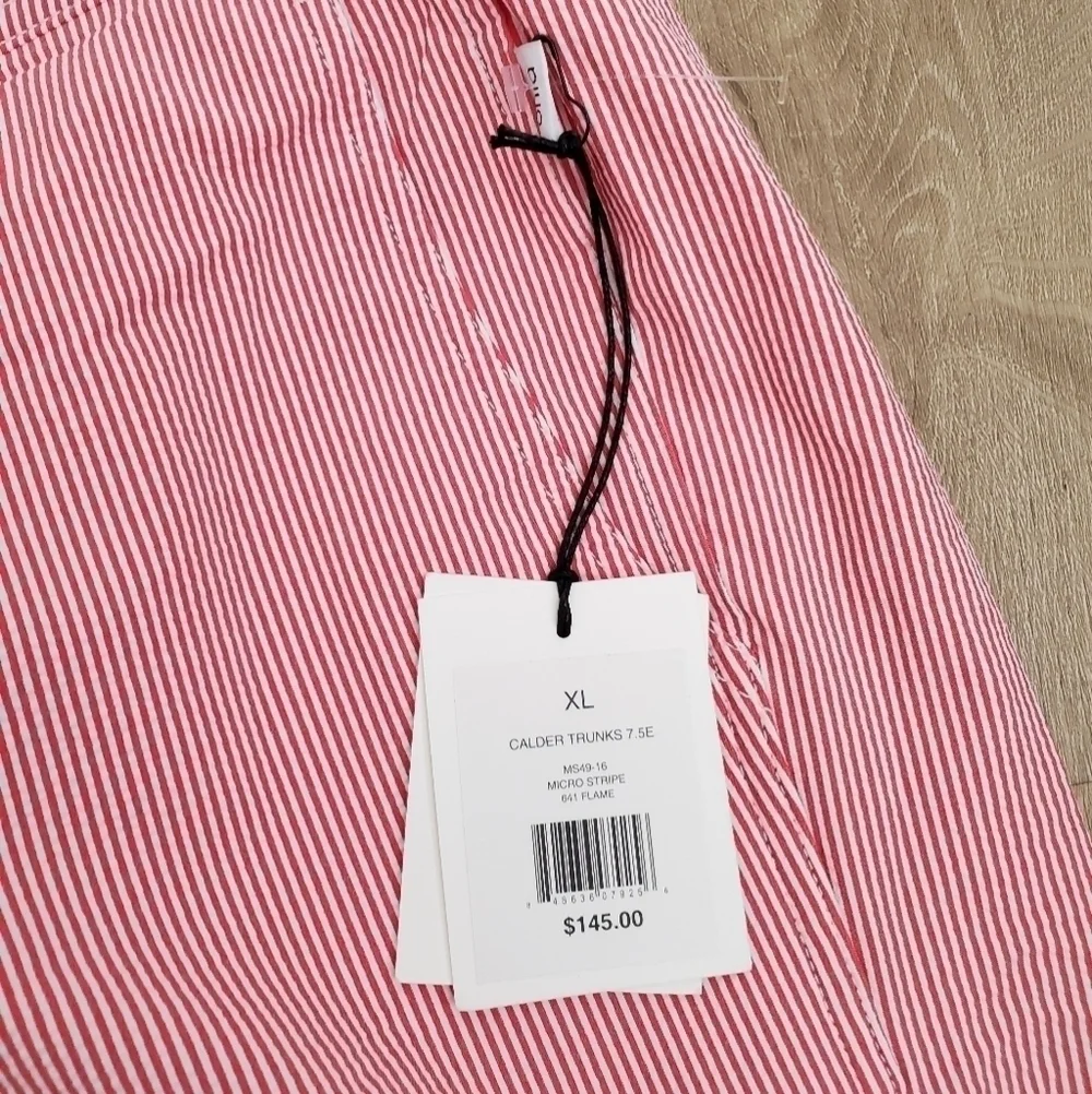 NWT Men's Calder Tonal Check Swim Shorts XL